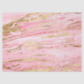 Stilvolle rosa Gold abstrakt Marmor Flüssiglack Seidenpapier (Vorderseite)