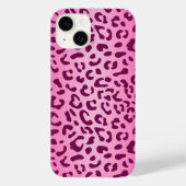 Stilvolle Rosa Leopard Print Case-Mate iPhone Hülle (Rückseite)