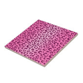 Stilvolle Rosa Leopard Print Fliese (Seite)