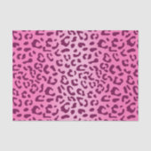 Stilvolle Rosa Leopard Print Seidenpapier (Vorderseite)