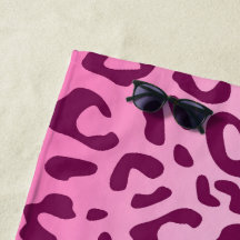Stilvolle Rosa Leopard Print