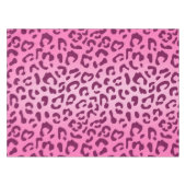 Stilvolle Rosa Leopard Print Tischdecke (Vorderseite (Horizontal))