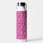 Stilvolle Rosa Leopard Print Trinkflasche (Vorne)