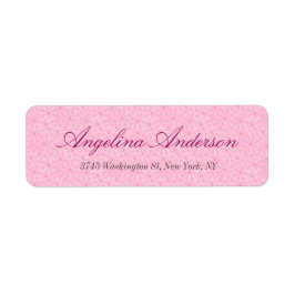 Stilvolle Rosa Muster Handschrift Moderne Feminine