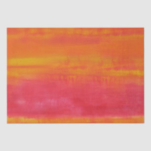 Stilvolle Rosa Rot Gelb Abstrakte Kunst Seidenpapier