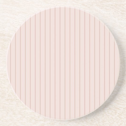 Stilvolle rosa Streifen Getränkeuntersetzer (Vorne)