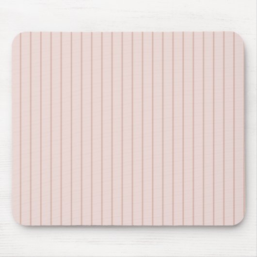 Stilvolle rosa Streifen Mousepad (Vorne)