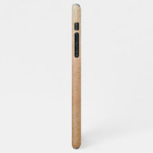 Stilvolle Rose Gold Botanical Offset Monogram iPhone Hülle (Linke Seite)