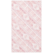 Stilvolle Rose Gold Geometric Tribal Aztec Muster Tischdecke (Vorderseite)