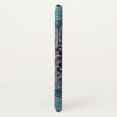 Stilvolle Rose Gold Mandala Blauer Nebel Sterne Case-Mate iPhone Hülle (Hinten/Rechts)