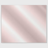 Stilvolle Rosegold Metallic Look Rose Gold Trendy Geschenkpapier (Flach)