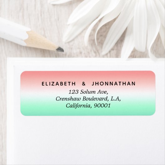 Stilvolle Rot-Grün-Schwarz-Typografie (Insitu)