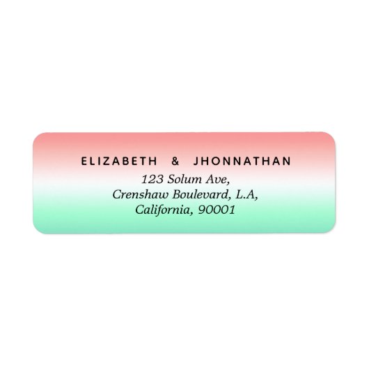 Stilvolle Rot-Grün-Schwarz-Typografie (Vorne)