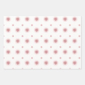 Stilvolle Rot- und Rosa-Herzdesign-Liebe Geschenkpapier Set (Vorderseite 2)