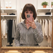 Stilvolle rot-weiße POlka-Punkte Klassisches Muste Case-Mate iPhone Hülle