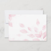 Stilvolle RSVP-Karte - vollständig anpassbar RSVP Karte (Rückseite)