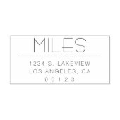 Stilvolle Rücksendeadresse oder anderer Text Permastempel (Design)