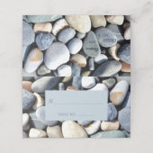 Stilvolle rustikale Bezeichnung Moderne ungewöhnli Platzkarte (Außenseite Aufgefaltet)