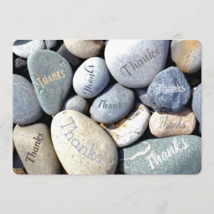 Stilvolle rustikale, informelle, ungewöhnliche Kie Dankeskarte