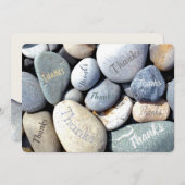 Stilvolle rustikale, informelle, ungewöhnliche Kie Dankeskarte (Vorne/Hinten)