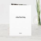 Stilvolle Schädelalternative Geburtstagskarte Feiertagskarte (Rückseite)