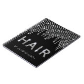 Stilvolle schicke Diamant-Haar-Verabredung Notizblock (Linke Seite)