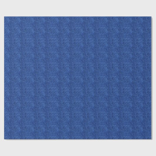 Stilvolle schillernde blaue Sequin-Glitzern Geschenkpapier (Flach)