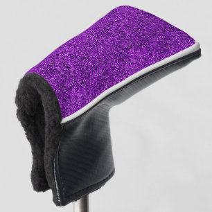 Stilvolle schillernde lila Sequin-Glitzern Golf Headcover