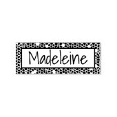 Stilvolle Schlange Skin Reptile Muster Individuell Gummistempel (Prägung)