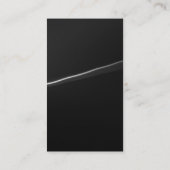 Stilvolle Schlichte Visitenkarte aus vertikalem Gr (Rückseite)
