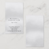 Stilvolle Schlichte Visitenkarte für das vertikale (Vorne/Hinten)