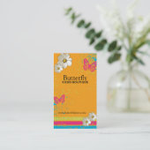 Stilvolle Schmutz-Visitenkarten Visitenkarte (Stehend Vorderseite)