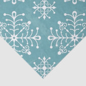 Stilvolle Schneeflocken Seidenpapier (Ausschnitt)