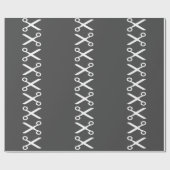 Stilvolle Schneideschere Friseur Schneider Geschenkpapier (Flach)