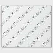 Stilvolle Schneideschere Friseur Schneider Geschenkpapier (Flach)