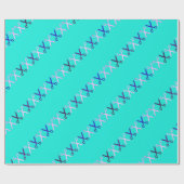 Stilvolle Schneideschere Friseur Schneider Geschenkpapier (Flach)