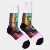 Stilvolle Schocks mit schönen Würden . Socken (Rechts)