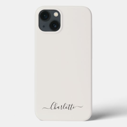 Stilvolle Schreibschrift Monogramm schlicht von we Case-Mate iPhone Hülle (Rückseite)