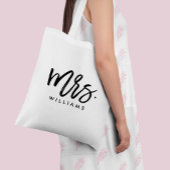 Stilvolle Schrift "Future Mrs." Tragetasche