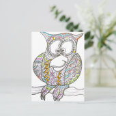 Stilvolle Schüssel - Abstrakte Kunst Postkarte (Stehend Vorderseite)