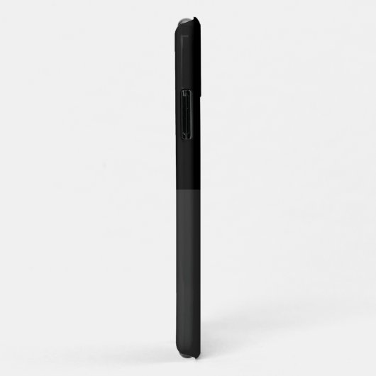 Stilvolle Schwarz-weiße Gray Geometric Modern Mono Case-Mate iPhone Hülle (Hinten/Rechts)