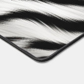 Stilvolle Schwarz-weiße Zebra Animal Print Schreibtischunterlage (Ecke)