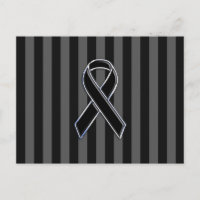 Stilvolle schwarze Band-Bewusstsein Vertikale Stre