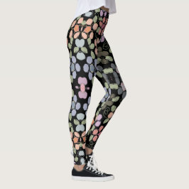 Stilvolle schwarze Leggings
