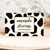 Stilvolle Schwarze Typografie Muster Abstrakte Inn Visitenkarte