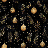 Stilvolle schwarze und goldene Wasserfarben-Festta Fleecedecke