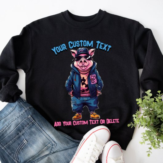 Stilvolle Schweinezucht Sweatshirt