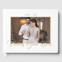 Stilvolle Script Gold und White | FOTO