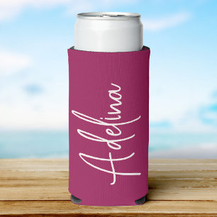 Stilvolle Script-Individuelle Name Girls Beach Tri Selters Dosenkühler