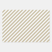 Stilvolle Script Joy Black Gold White Holiday Geschenkpapier Set (Vorderseite 2)